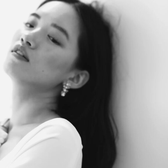 A.B. Ellie Raquel Flower Drop Earrings - Picture 5 of 7